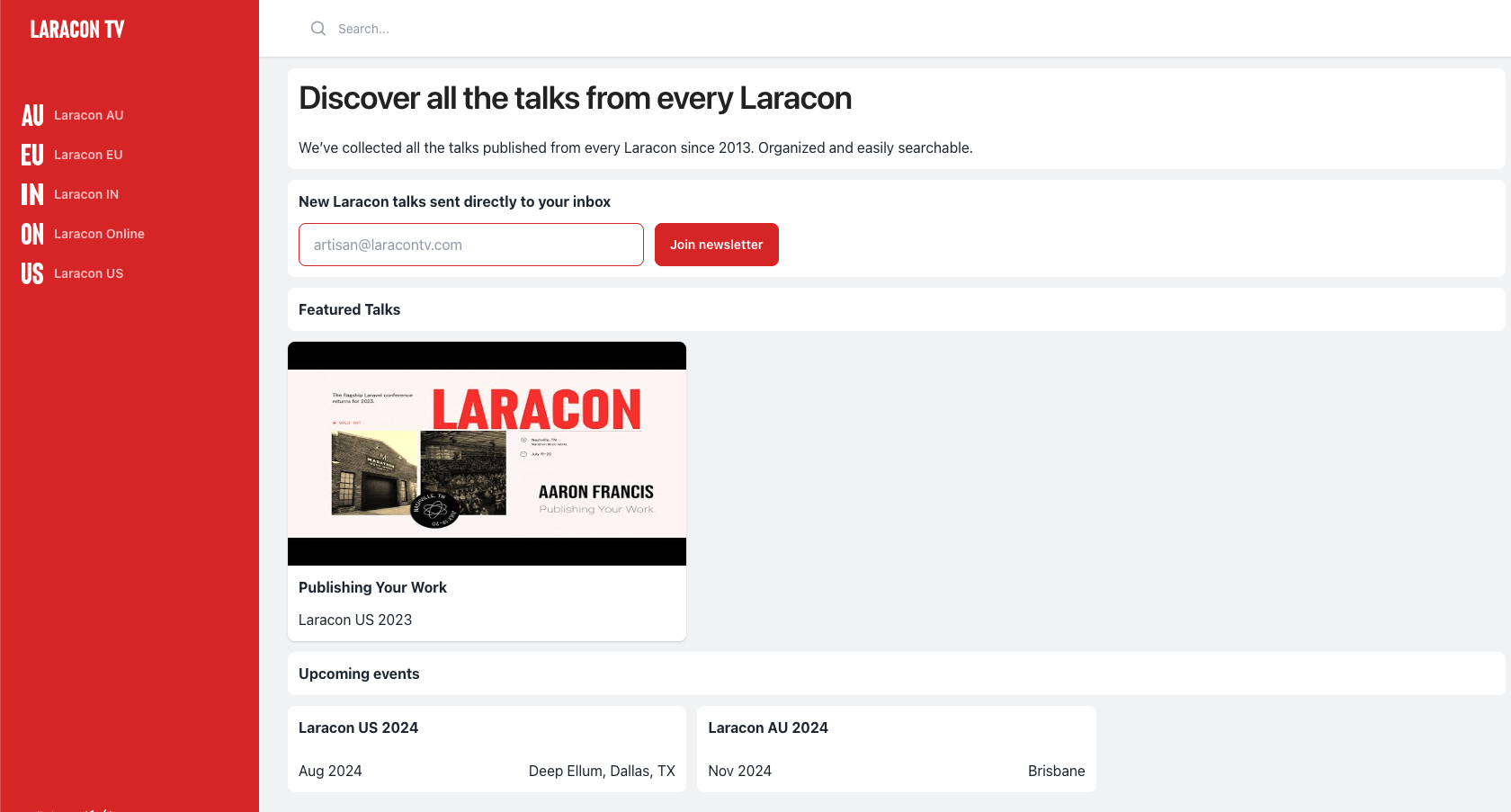 Laracon TV